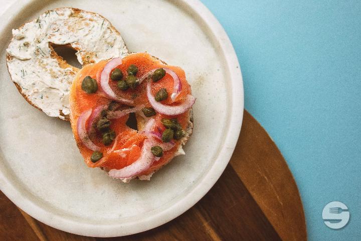 Salmon Bagel - Brunch Factory