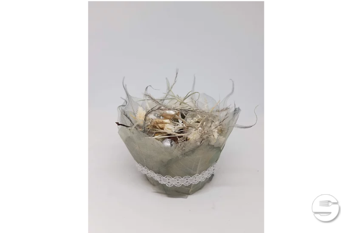 Silver Arrangement - Persian Bell Flowers