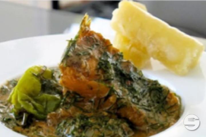 Makayabu Fombua - Salted Fish with Vegetable Stew - Imani Food