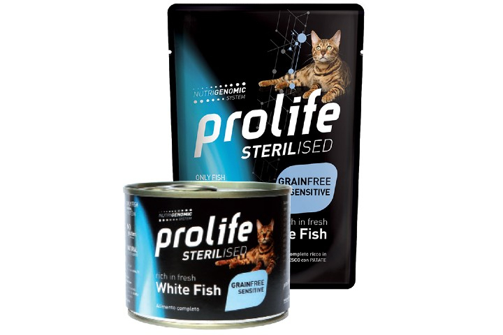 Sterilised Grain Free Adult White Fish - Prolife - L'arca degli animali
