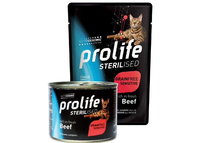 Sterilised Grain Free Adult Beef - Prolife - L'arca degli animali