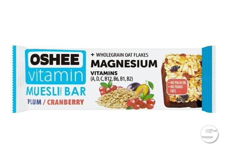 Oshee Muesli Bar Plum & Cranberry - Energyland
