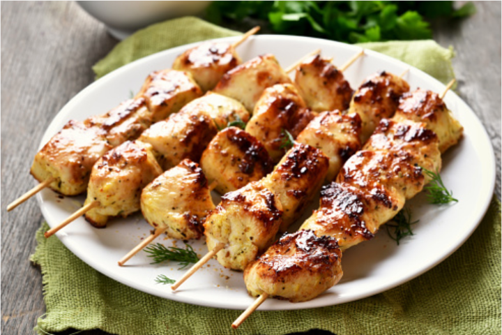 Pouletspiess vom Grill - House of Mezze Uster
