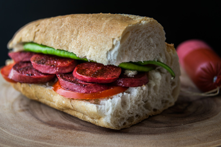 Sandwich Sujuk - Restaurant Raushe