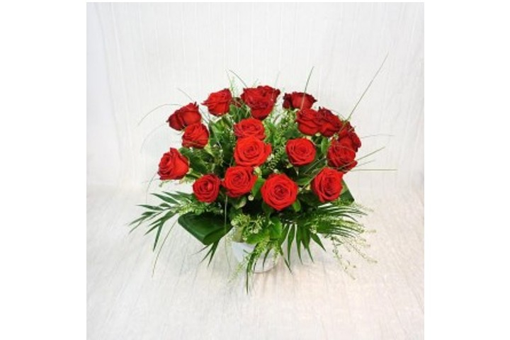Bouquet in Rose Rosse - Fiorista Della Santa