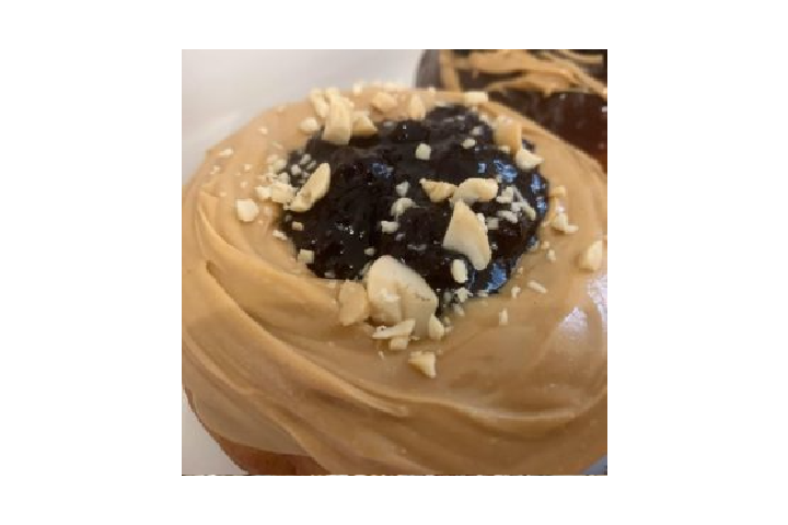 Peanut 🥜 Butter and Jelly Donut - Ginger Donuts
