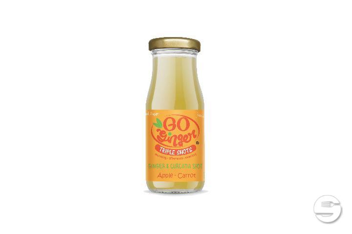 Go Ginger Triple Shots - Apple-Carrot - Ginger Donuts