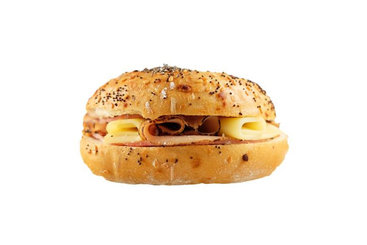 Bagel Ham & Cheese - Dunkin Donuts