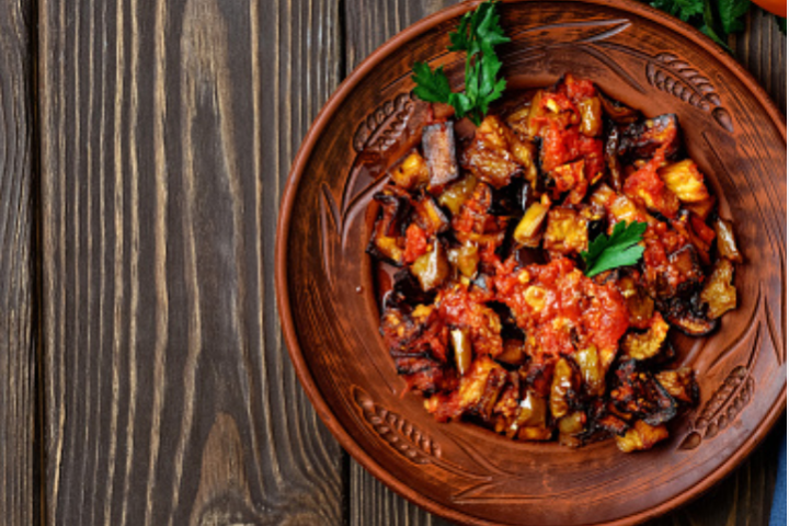 Soslu Patlican / smoked eggplant salad - Wetzike Grill Huus