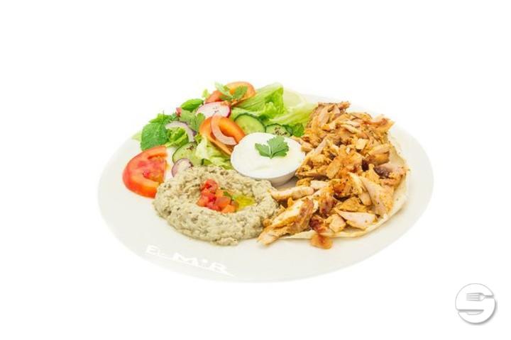 Chicken Chawarma Plate - Lebanese Food