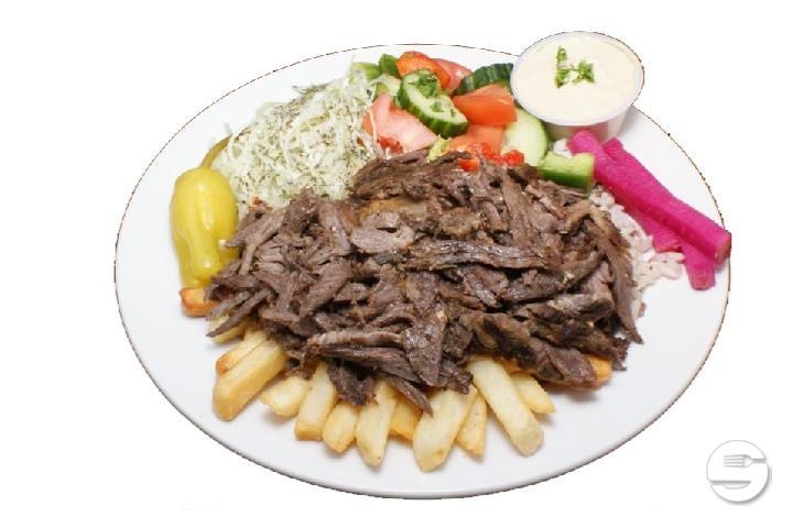 Lamb Chawarma Plate - Lebanese Food
