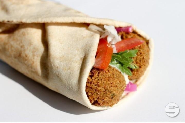 Falafel Kebab Sandwich - Lebanese Food