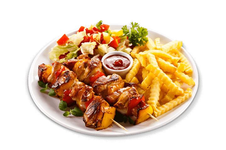 Lamb Skewer Plate - Euro Kebab