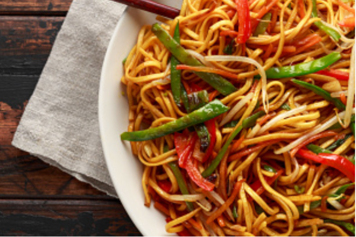Singapore Noodles with Vegetables - Pizza King