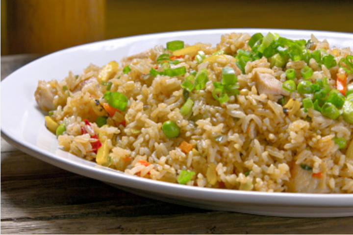 Fried Rice with Vegetables and Chicken - Pizza King