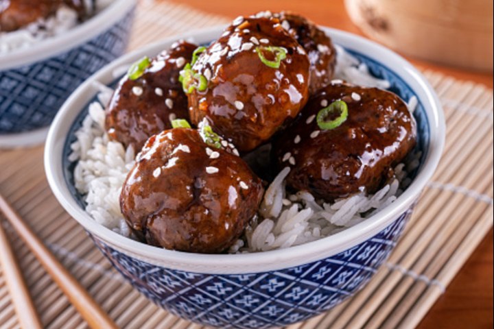 Sweet and Sour Beef with Basmati Rice - Pizza King