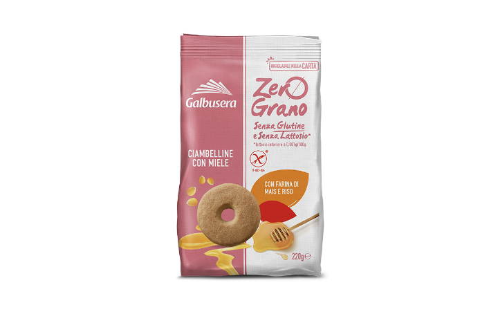 Zerograno Ciambelline with Honey - Galbusera Market