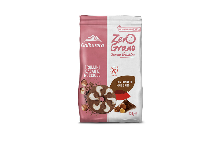 Zerograno Frollini Cocoa and Hazelnuts - Galbusera Market