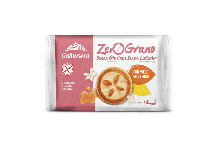 Zerograno Biscotto with Cream and Chocolate Chips - Galbusera Market