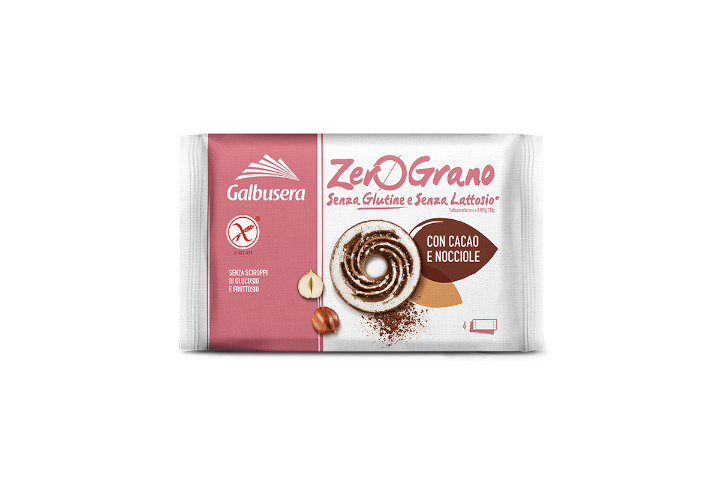 Zerograno biscotto with Cocoa and Hazelnuts - Galbusera Market