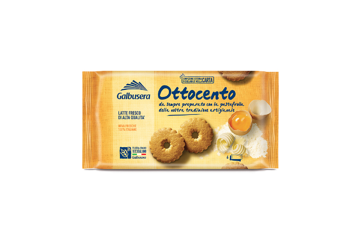 Ottocento Biscotto of pastry with butter - Galbusera Market