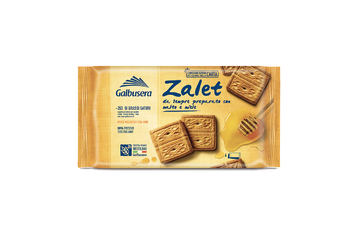 Zalet Biscotto with malt and honey - Galbusera Market