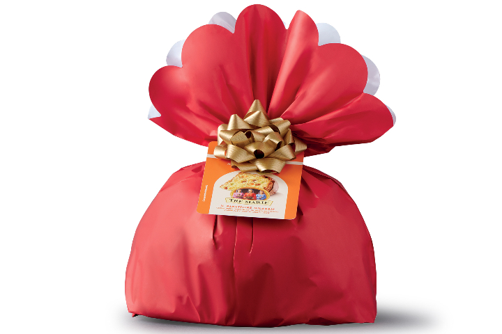 Panettone Milanese Basso Incartato Ciuffo Rosso - Galbusera Market