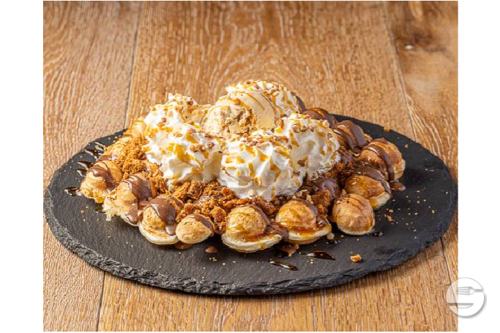 Bubble Waffle Spéculoos 🟤 - The Good Mood