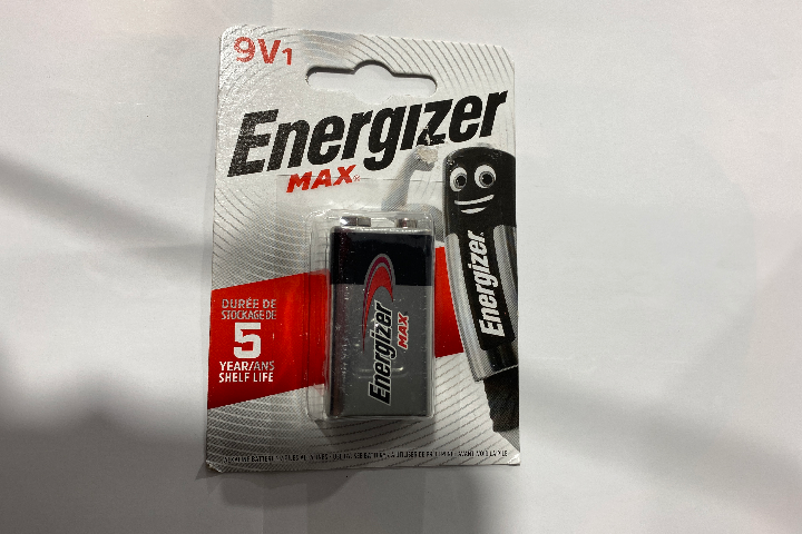Piles energizer V9