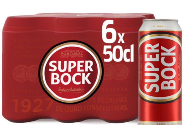 Super bock bière canette 