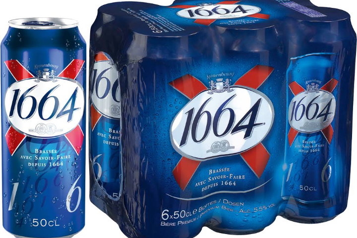 1664 bière canette 