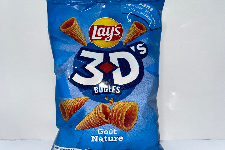 Lay’s 3•D’s goût nature 