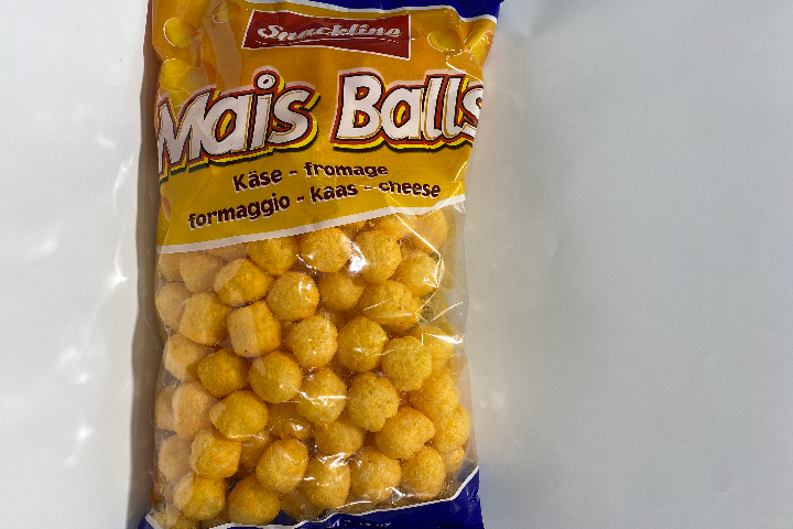 Mais balls goût fromage 125.g