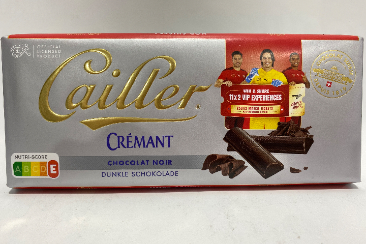 Cailler plaque chocolat noir 100.g