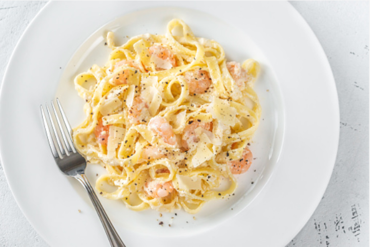 Tagliattelle Gamberetti - Restaurant Dalahoo