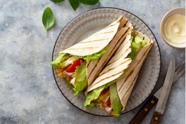 55. Vegetable Pita Bread - Restaurant Sonne