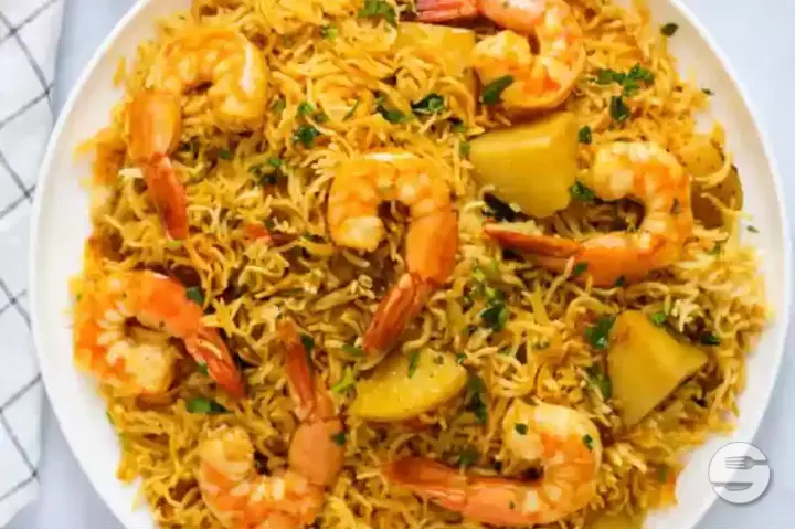 Crevettes Biryani - Le Darshana