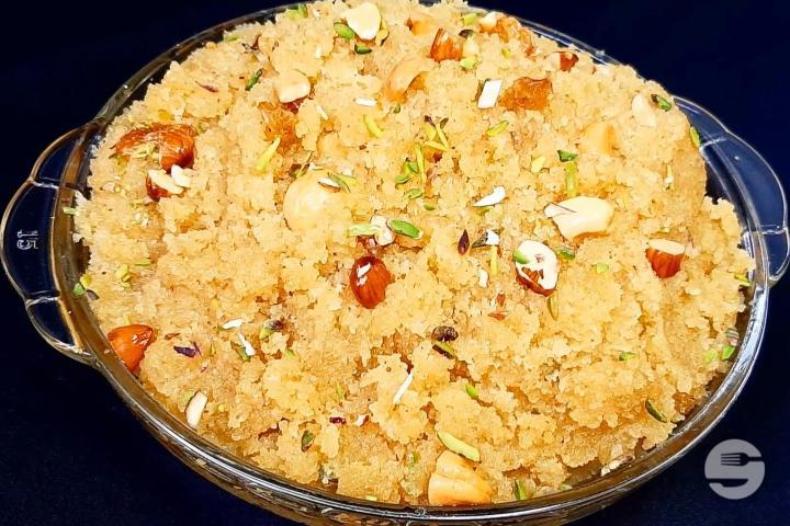 Safrani Suji Halwa - Le Darshana