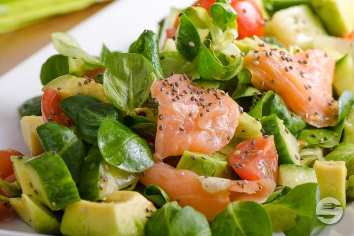 Salmon & Avocado Salad - Burger New York
