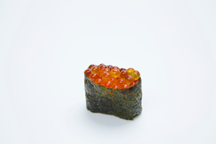 Salmon Gunkan Tobiko Topping - Sherpa Momo & Sushi Take Away