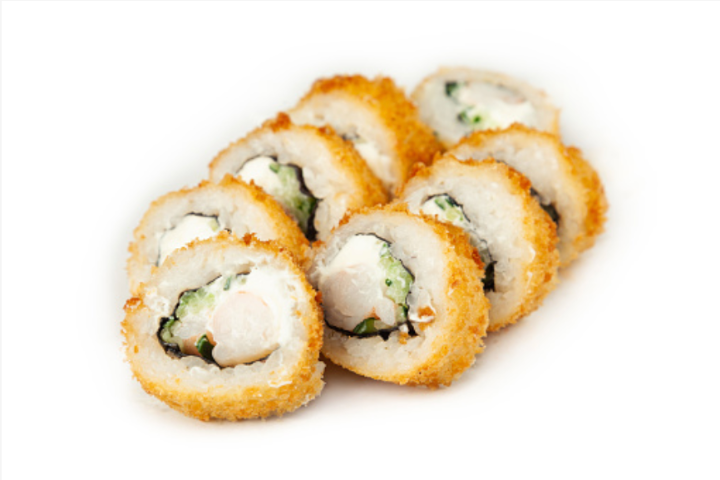 8 Breaded Shrimp Rolls - Sherpa Momo & Sushi Take Away