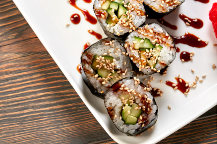6 Hosomaki Cucumber - Sherpa Momo & Sushi Take Away