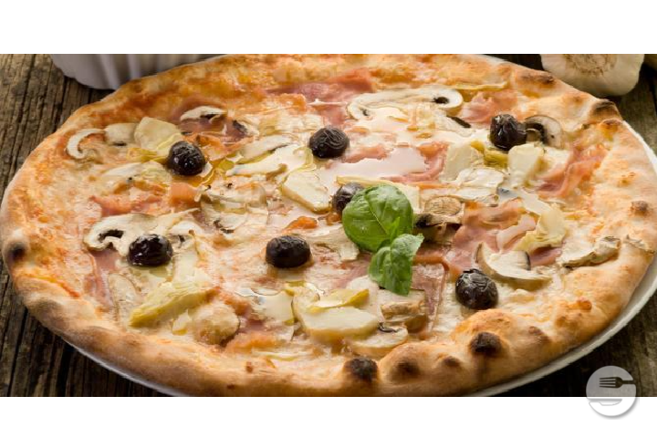 Ham & Mushroom Pizza - La Bella Napoli