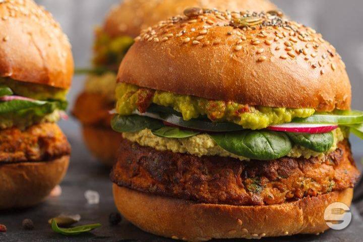 Vegetarien Burger 🌱 - MiaMiam Chicken