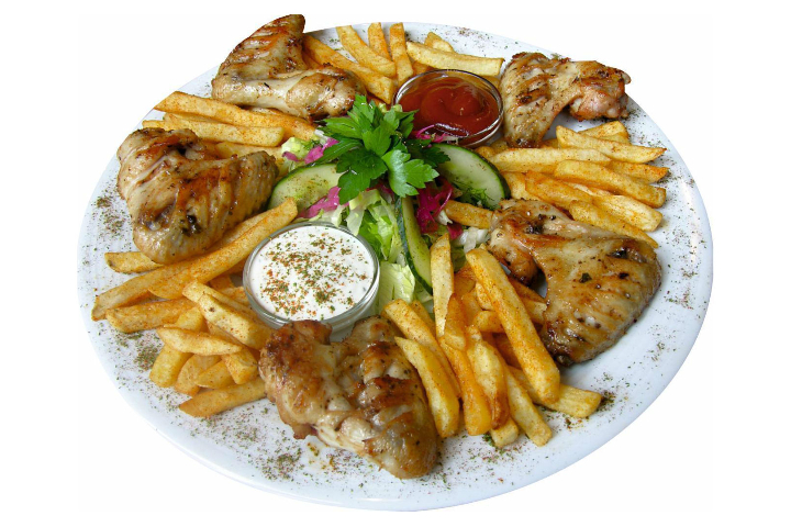 5 Pouletflügeli Teller - Pizza Corner