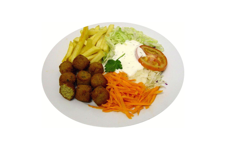 10 Falafel Teller - Pizza Corner