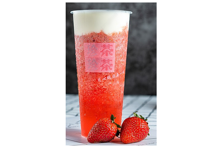 Bubble Tea Fraise 🍓 - Tea Zone Bubble Tea