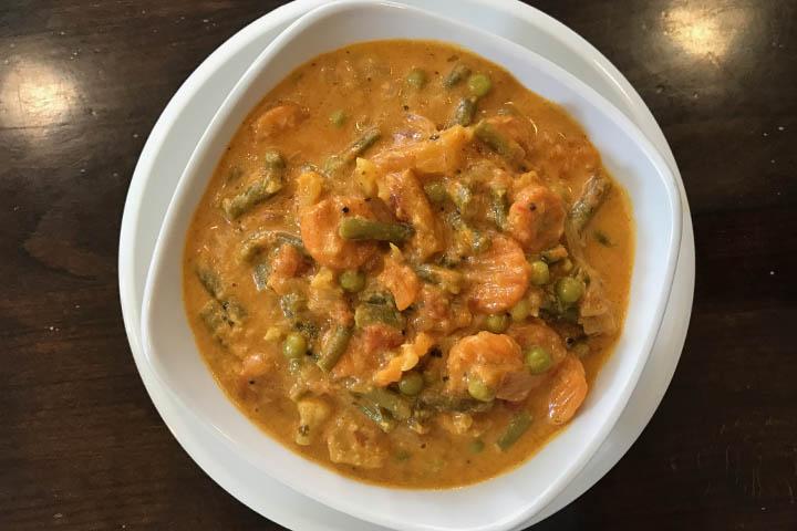 Avial Vegi Madras without Rice - Thali Indian Schaffhauserstrasse