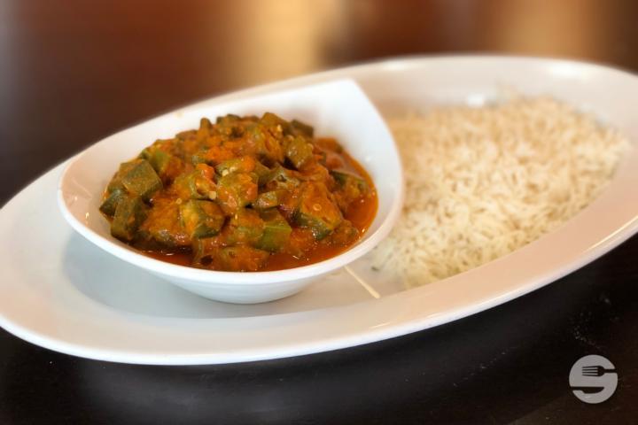 Bhindi Masala Without Rice - Thali Indian Schaffhauserstrasse