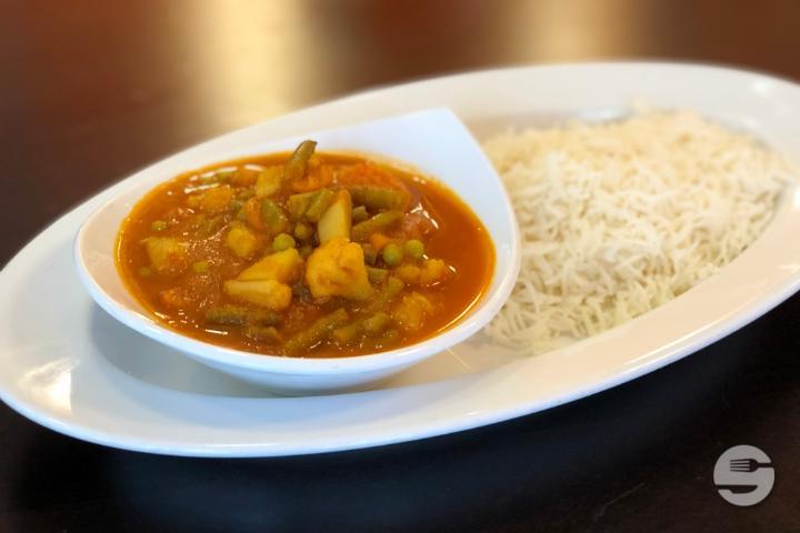 Punjabi Sabji Curry Without Rice - Thali Indian Schaffhauserstrasse